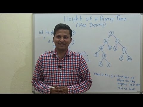 Height of a Binary Tree / Maximum depth of a binary tree Algorithm [REVISITED]