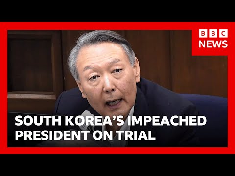 South Korea's impeached president found guilty in first of four trials | BBC News