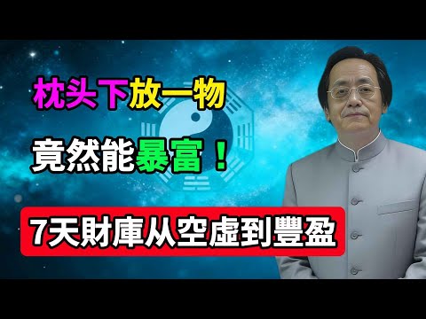 枕頭下放 1 物， 7天內從窮困到資產近 500 萬  #倪海廈 #國學智慧 #玄學財運  #善有善報 #福報循環 #財帛宮