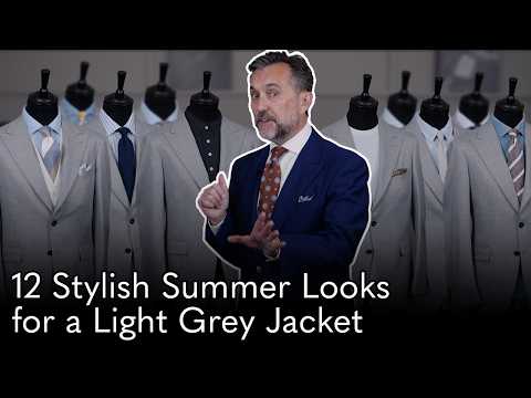 12 Stylish Summer Looks For a Light Grey Jacket