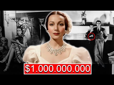 This WAS the LUXURIOUS LIFE of DOLORES DEL RIO - Mansions, Jewels, Luxuries