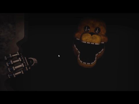 Fredbear GLARES DOWN THE HALLWAY AT ME...RUN! || FNAF A Golden Past Chapter 2