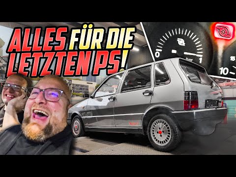Wir geben uns nicht ZUFRIEDEN! - Fiat Uno Turbo D - OHNE ABGASANLAGE auf dem PRÜFSTAND!