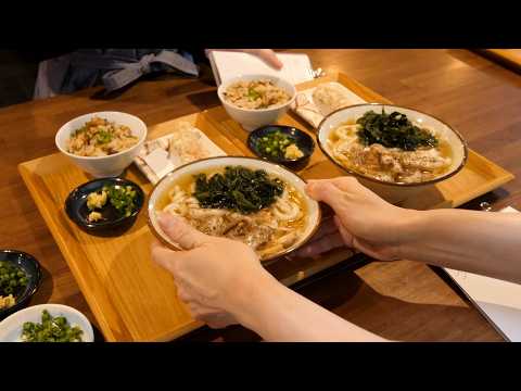 Tempura is ordered in large quantities, customers flock to the restaurant for authentic Sanuki udon.