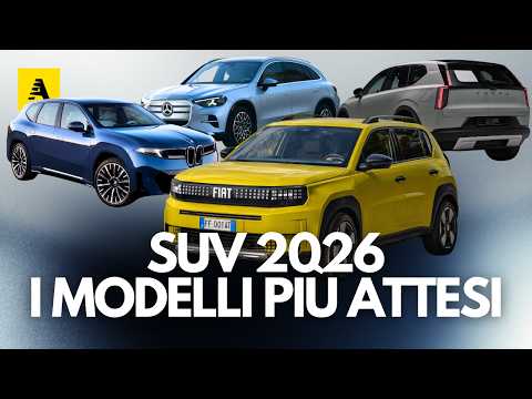 Novità SUV 2026: Fiat Giga Panda, Volvo EX60, BMW iX3. Tutti i modelli DA NON PERDERE