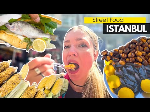 I tried Street Food in Istanbul🇹🇷🐟