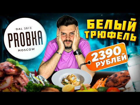 ДОРОГУЩИЙ осьминог за 2880 рублей / БЕЛЫЙ трюфель: 1 ГРАММ за 700 рублей / Обзор ресторана Probka