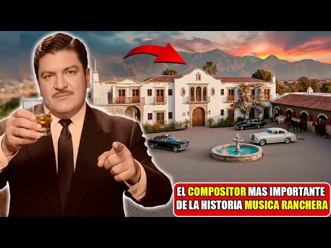 Asi FUE la LUJOSA VIDA de JOSE ALFREDO JIMENEZ - Mansiones, Carros, Historia