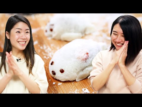 I Try Making Cute Seal Mochi For Rie • Tasty