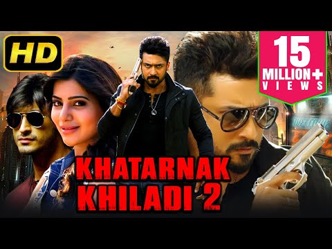 Khatarnak Khiladi 2 (Anjaan) - Superhit Action Hindi Dubbed Movie | Suriya, Samantha, Vidyut Jammwal