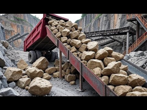(EXTREME) CRUNCHY ODDLY SATISFYING Rock Crusher ASMR | Rock Crushing ASMR | DEEP SLEEP ASMR