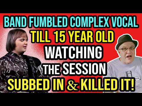 Band FUMBLED COMPLEX VOCAL…Finally LET Random KID Watching The Session Try…Hit #1-Professor of Rock