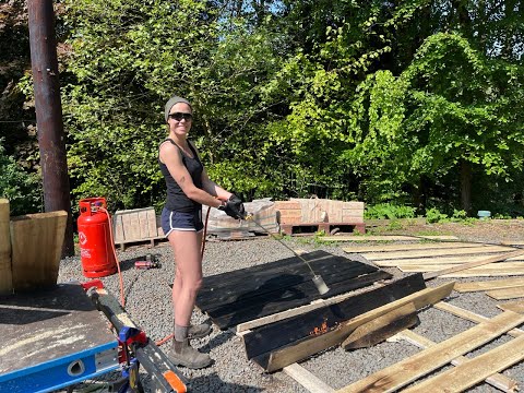 Attempting Shou sugi ban