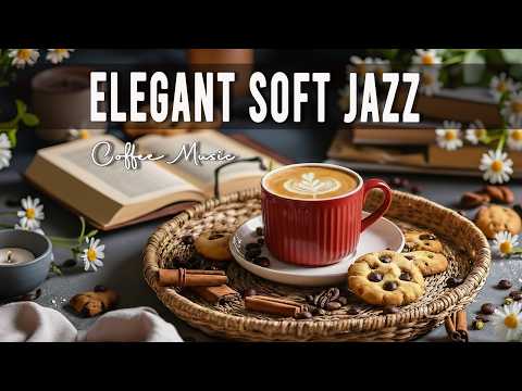 Elegant Soft Jazz ☕ Jazz Cafe Background Music & Happy Bossa Nova Instrumental for Stress Relief