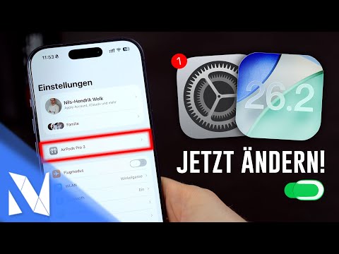 iOS 26.2 Einstellungen, die du JETZT ändern solltest! | Nils-Hendrik Welk