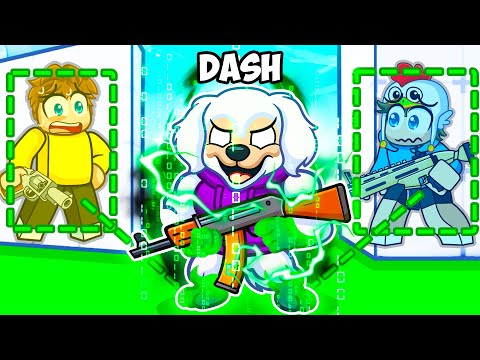 I Became A DOG Then Used HACKS In Roblox RIVALS…