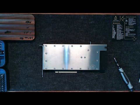 Installing the EK-Pro GPU Water Block on the Nvidia RTX A6000