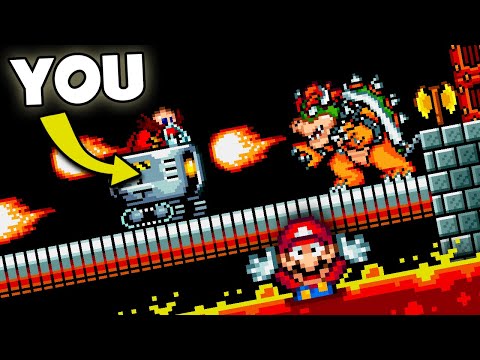 Super Mario Bros., but you are Dr. Robotnik?!