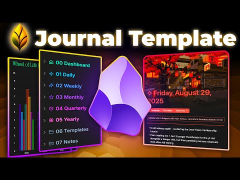 The Free Obsidian Journal that took 400 hours to build.