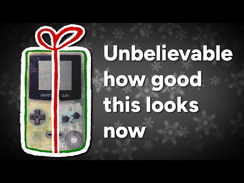 Restoring A Yellowed Game Boy Color (Retrobright) - A Christmas Tale