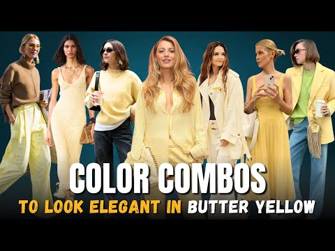 How to Look ELEGANT in Butter Yellow 💛 BEST Color Combos & Outfit Hacks!