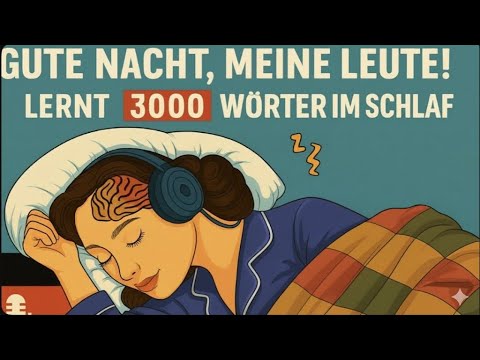 Deutsch lernen im Schlaf: Die 3000 wichtigsten Verben 🇩🇪.