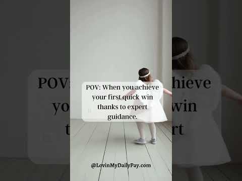 POV: When you achieve your first quick win thanks to expert guidance