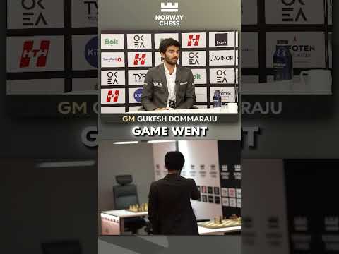 Gukesh on Magnus Banging the Table After His Blunder