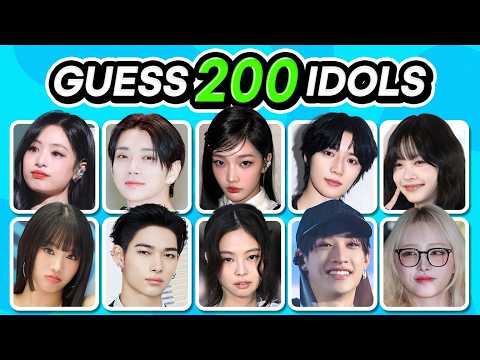 GUESS 200 KPOP IDOLS in 3 seconds 💫🤩 #1 | KPOP QUIZ 2025