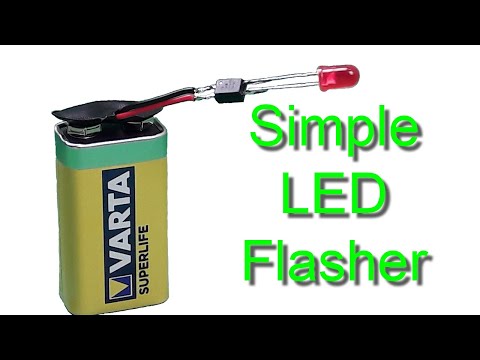 led flasher circuit with optocoupler