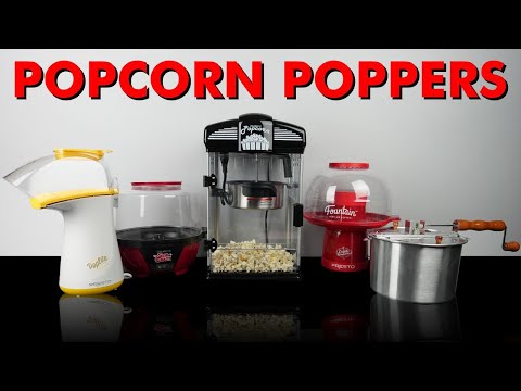 Testing Five Popcorn Poppers!
