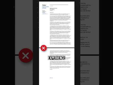 ❌ Don’t do this on your #CoverLetter