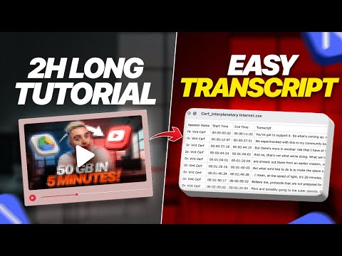 Transcribe Long Videos With AI For Free