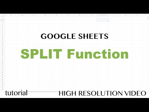 Google Sheets SPLIT Function Tutorial - Text to Columns Using a Delimiter, INDEX, COUNTA, IMPORTRSS