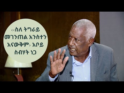 ‹‹ስለ ትግራይ መገንጠል አንስተን አናውቅም› አቦይ ስብሃት ነጋ Part 2 | ETHIO FORUM