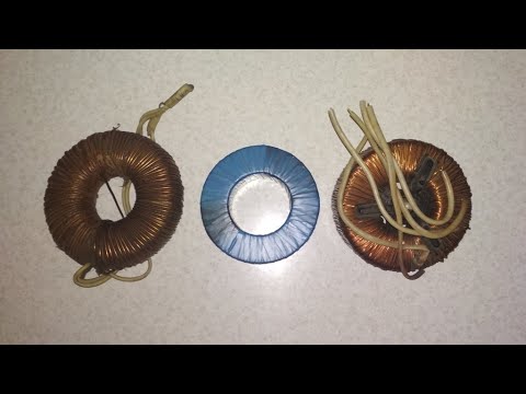 Перемотка тороидального трансформатора 220-18 Вольт. Для зарядного устройства.