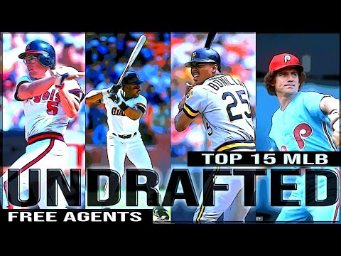 Top 15 MLB Players Who Went UNDRAFTED!!  HUGE Talent Completely IGNORED..