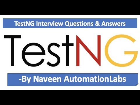 TestNG Interview Questions and Answers || TestNG Framework Interview Questions