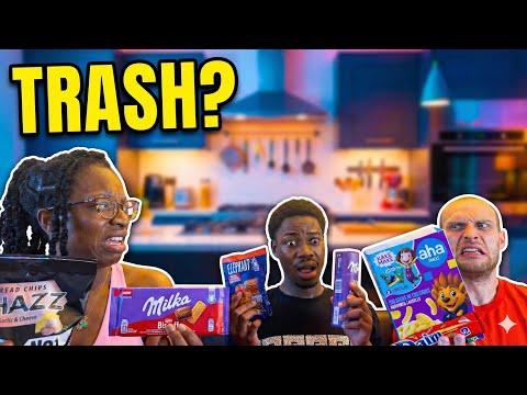 WE ALMOST GAVE UP! 🤢 The Worst European Snacks Yet? | PART 3