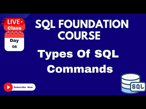 SQL Foundation Course Live Classes Day-6