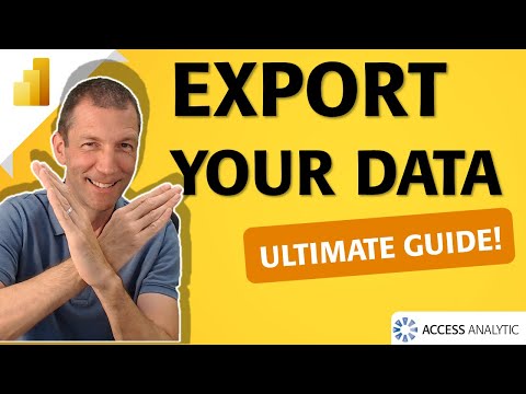 5 ways to export data from Power BI