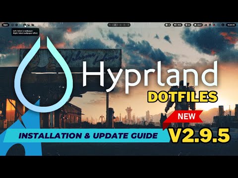 Install Hyprland on Arch with ML4W Dotfiles 2.9.5. Easy to install and update. Highly customizable.