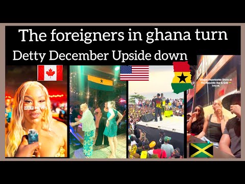 this December the African Americans in Ghana can't even control their happiness