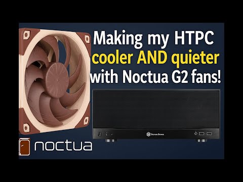How much better is the Noctua NF-A12x25 G2 vs my HTPC fans?