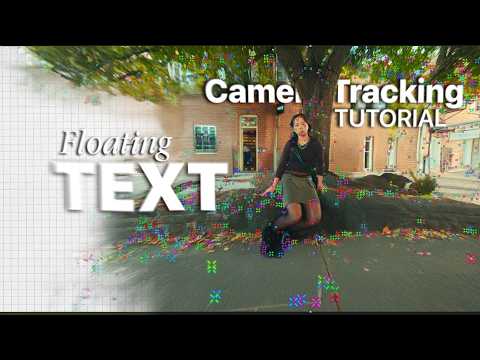 Add floating TEXT in your videos - Simple Camera Tracking technique