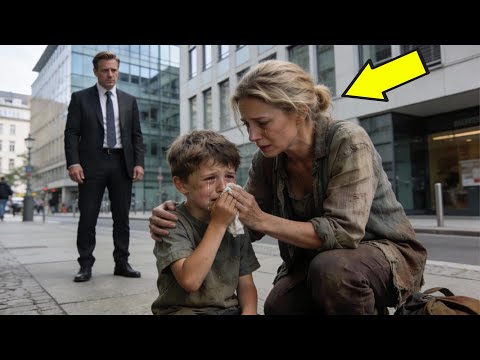 „Bettlerin hilft weinendem Jungen – Ohne zu wissen, dass sein Millionärsvater zusah!“