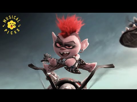 Rock Trolls Sing "Crazy Train" (Full Performance) | Trolls World Tour