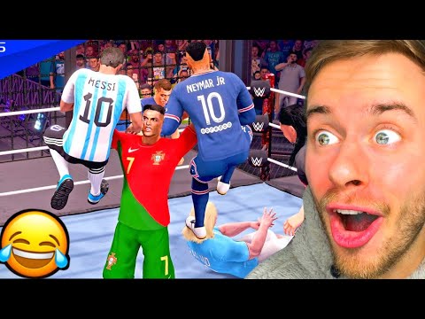 If CR7, Messi & Co. fought each other! 😂🥊