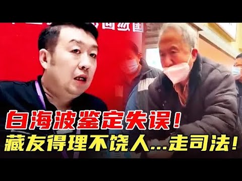 白海波鉴定失误！藏友得理不饶人...走司法！ #白海波翻車 #国宝帮 #鉴宝