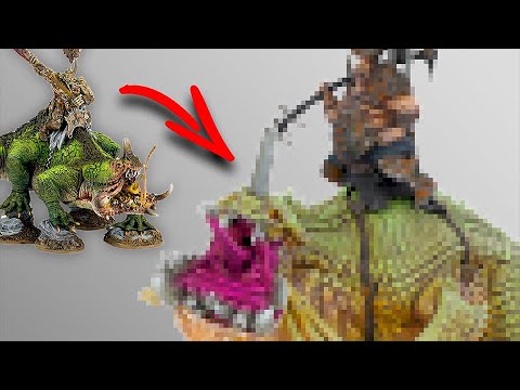 Kitbashing A NURGLE TOAD DRAGON From Total War: Warhammer